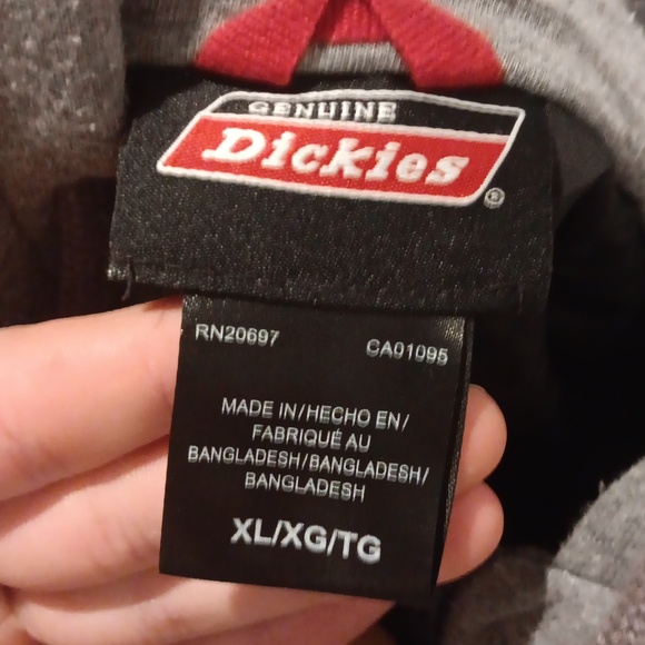 Genuine Dickies Men's Hooded Canvas Shirt Jacket Color Brown - Picture 8 of 8